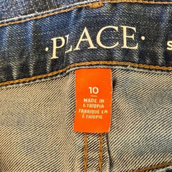 Place Bootcut Adjustable Waist Denim Jeans Boys Size 10 - Picture 7 of 8